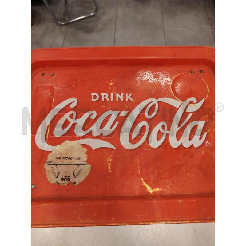 TAVOLINO DA LETTO COCA COLA VINTAGE  | Mercatino dell'Usato Roma eur 2