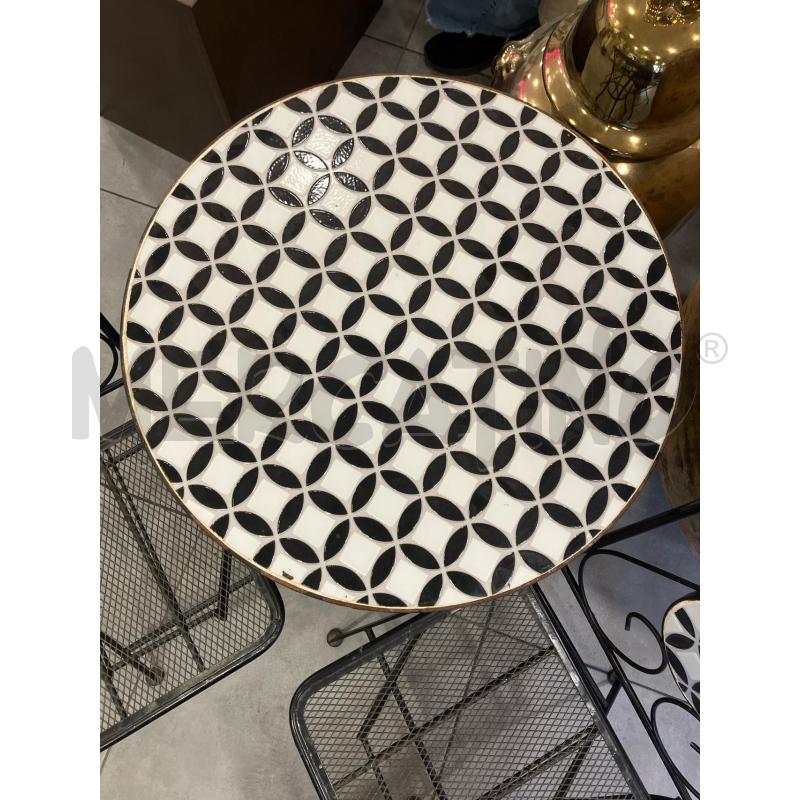 TAVOLINO ESTERNO GHISA + 2 SEDIE PIEGHEVOLI | Mercatino dell'Usato Roma eur 2