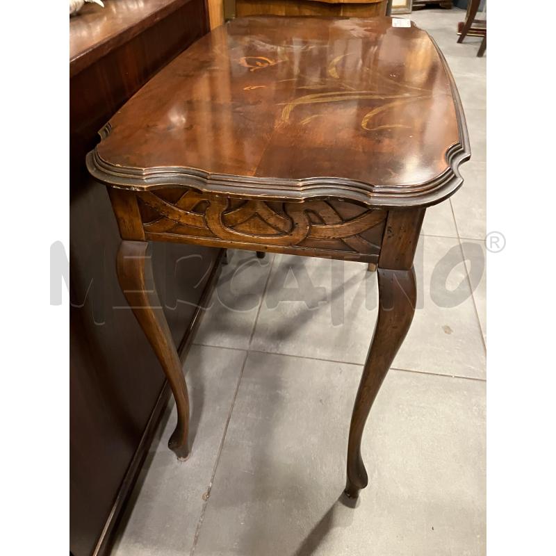 TAVOLINO LEGNO INTARSIATO | Mercatino dell'Usato Roma eur 3