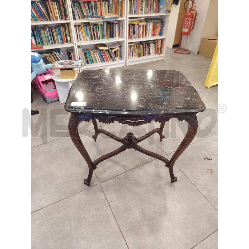 TAVOLINO LEGNO P/MARMO | Mercatino dell'Usato Roma eur 1