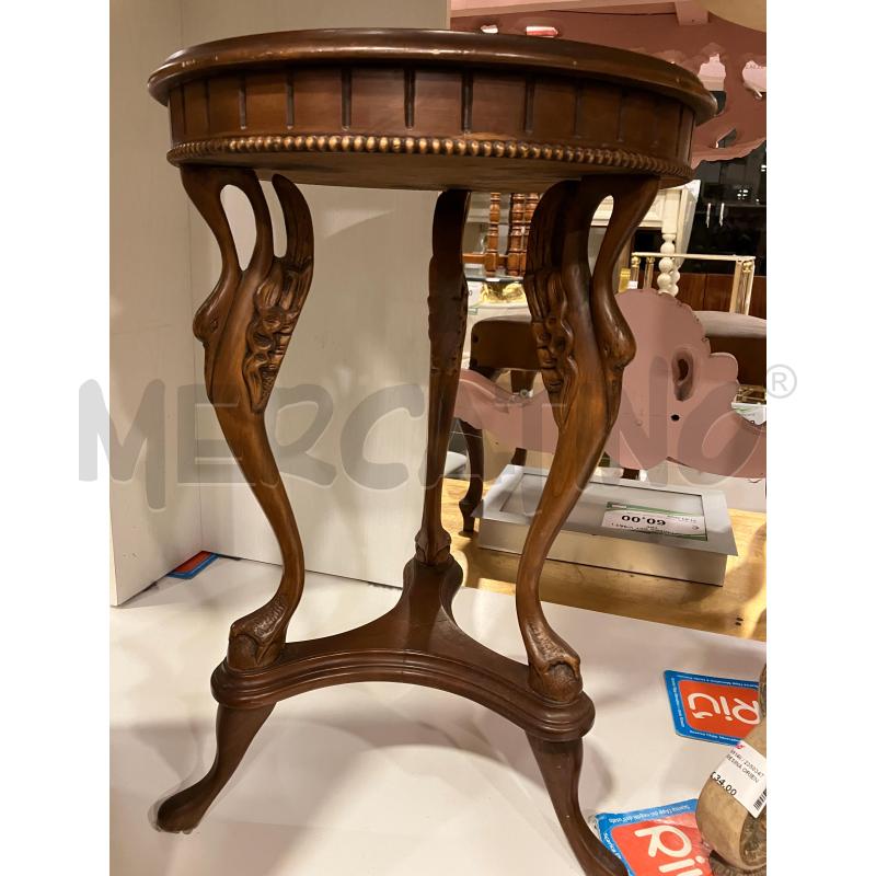 TAVOLINO LEGNO TONDO  | Mercatino dell'Usato Roma eur 2