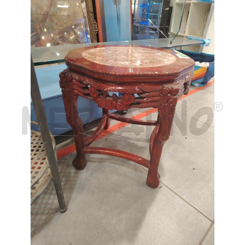 TAVOLINO ORIENTALE PIANO MARMO  | Mercatino dell'Usato Roma eur 1