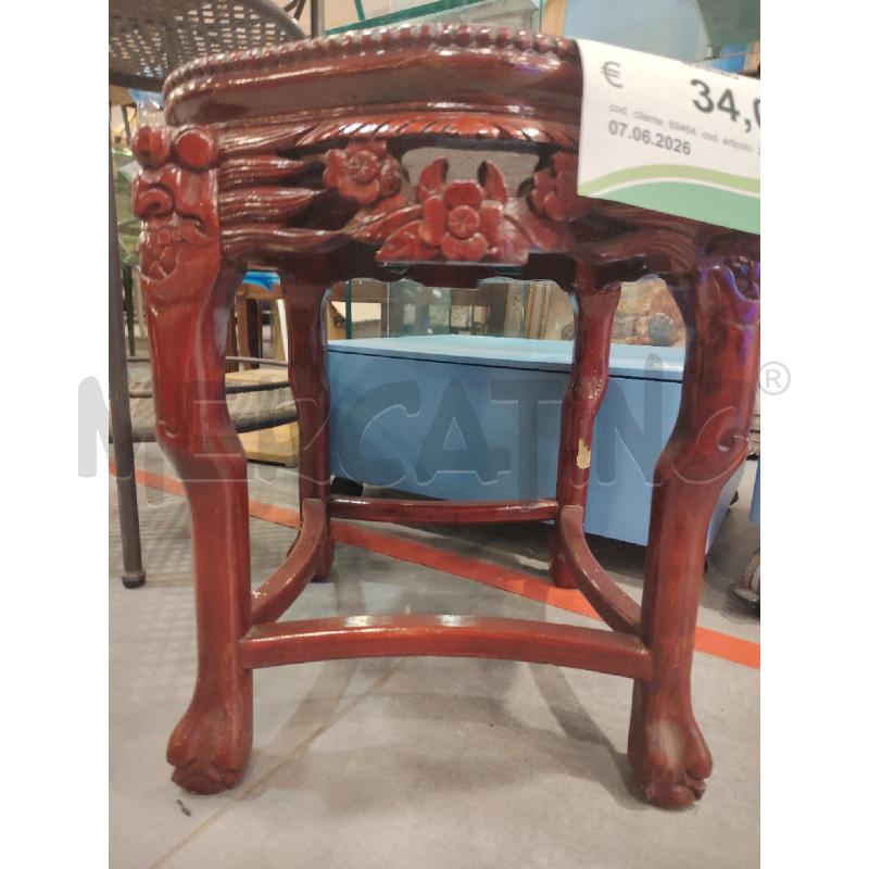 TAVOLINO ORIENTALE PIANO MARMO  | Mercatino dell'Usato Roma eur 3