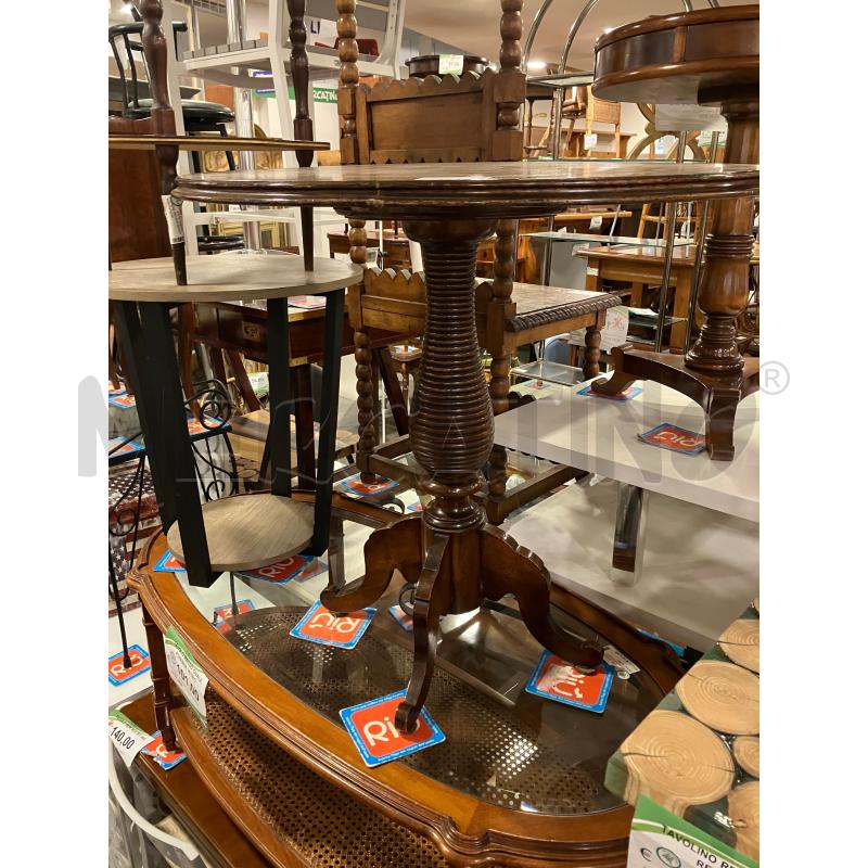 TAVOLINO OVALE INTARSI | Mercatino dell'Usato Roma eur 1