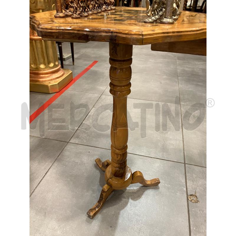 TAVOLINO RADICA SCACCHI + PEZZI IMPERIALI | Mercatino dell'Usato Roma eur 3