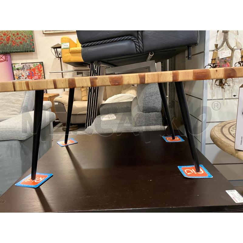 TAVOLINO RESINA MAR LEGNO  | Mercatino dell'Usato Roma eur 3
