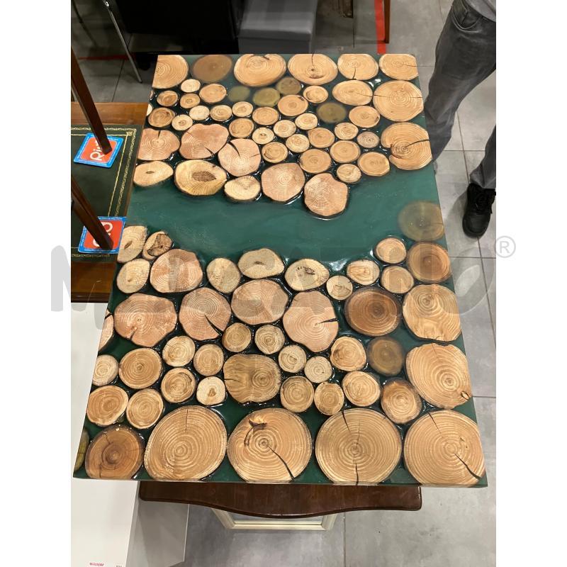 TAVOLINO RESINA VERDE RET B/MET | Mercatino dell'Usato Roma eur 3