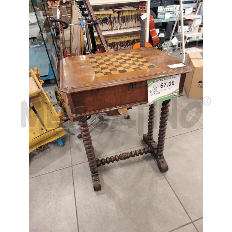 TAVOLINO SCCACHIERA  | Mercatino dell'Usato Roma eur 1