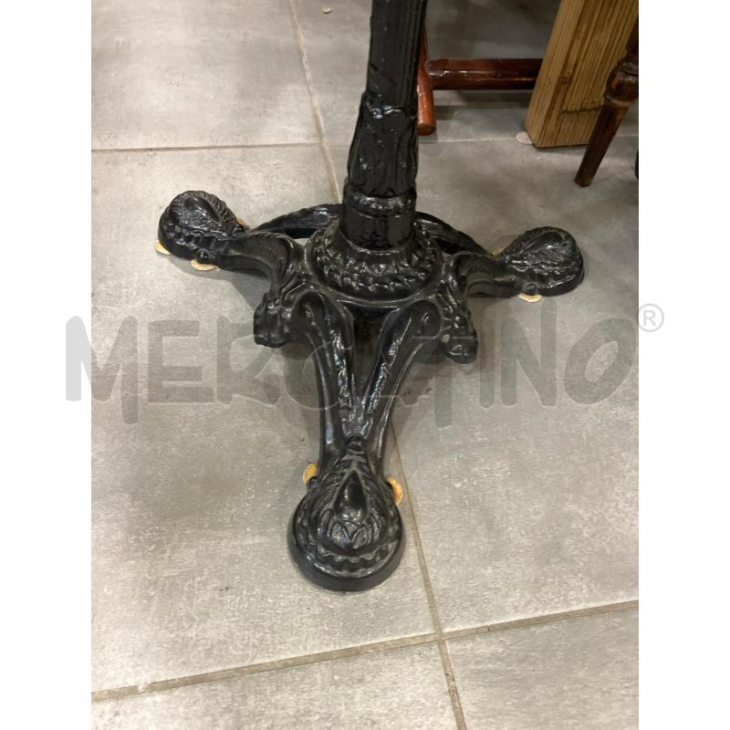 TAVOLINO TONDO GHISA P/MARMO | Mercatino dell'Usato Roma eur 3