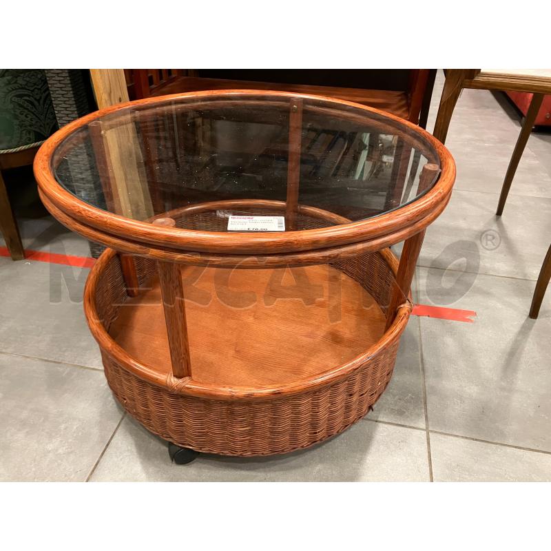 TAVOLINO TONDO MIDOLLINO P/VET | Mercatino dell'Usato Roma eur 2