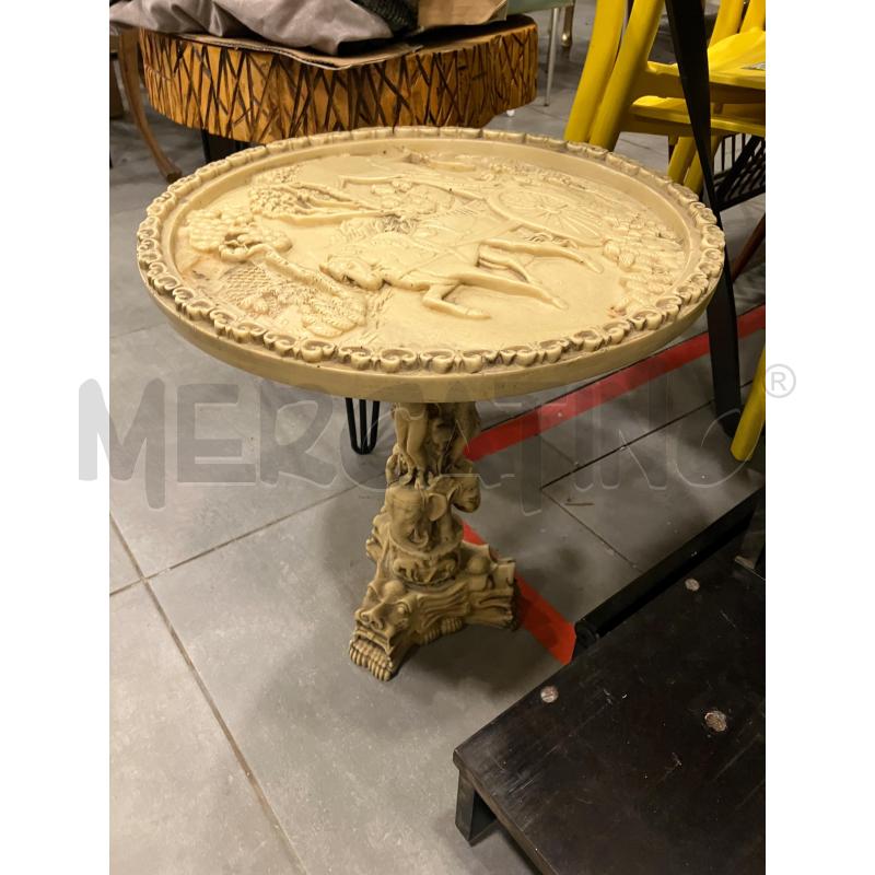 TAVOLINO TONDO RESINA | Mercatino dell'Usato Roma eur 1