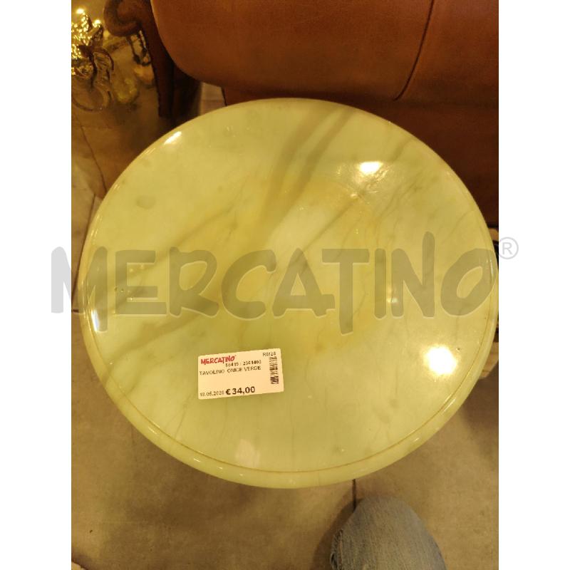 TAVOLINO  ONICE VERDE  | Mercatino dell'Usato Roma eur 4