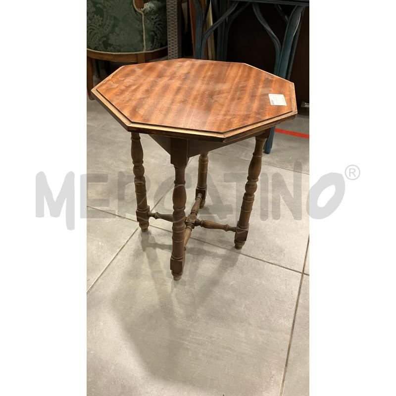 TAVOLINO  OTTAGONALE LEGNO | Mercatino dell'Usato Roma eur 1