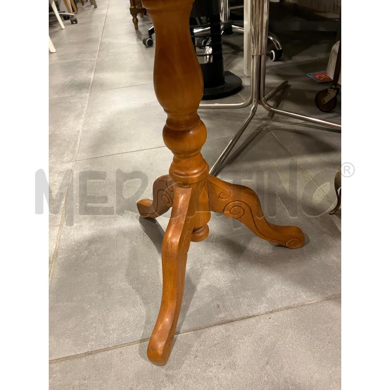 TAVOLINO  TONDO 3P B/NERO | Mercatino dell'Usato Roma eur 3