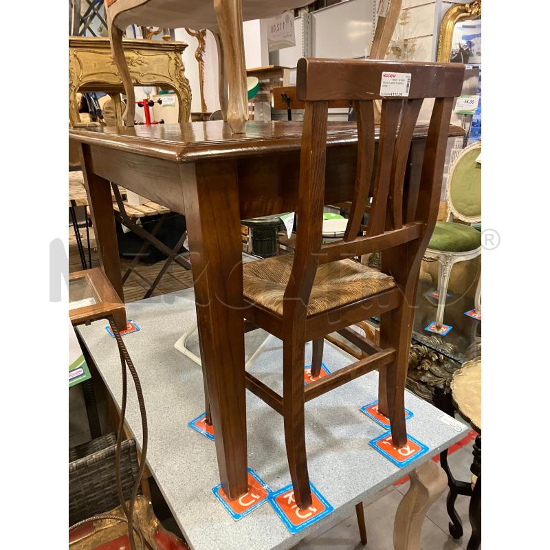 TAVOLO ARTE POVERA + SEDIE | Mercatino dell'Usato Roma eur 3
