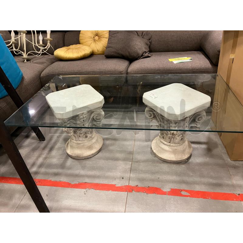 TAVOLO BASSO CAPITELLI P/VET | Mercatino dell'Usato Roma eur 1