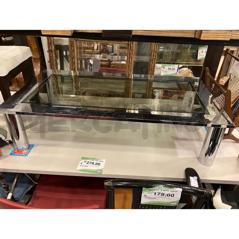 TAVOLO BASSO RET CROMO P/VET | Mercatino dell'Usato Roma eur 1