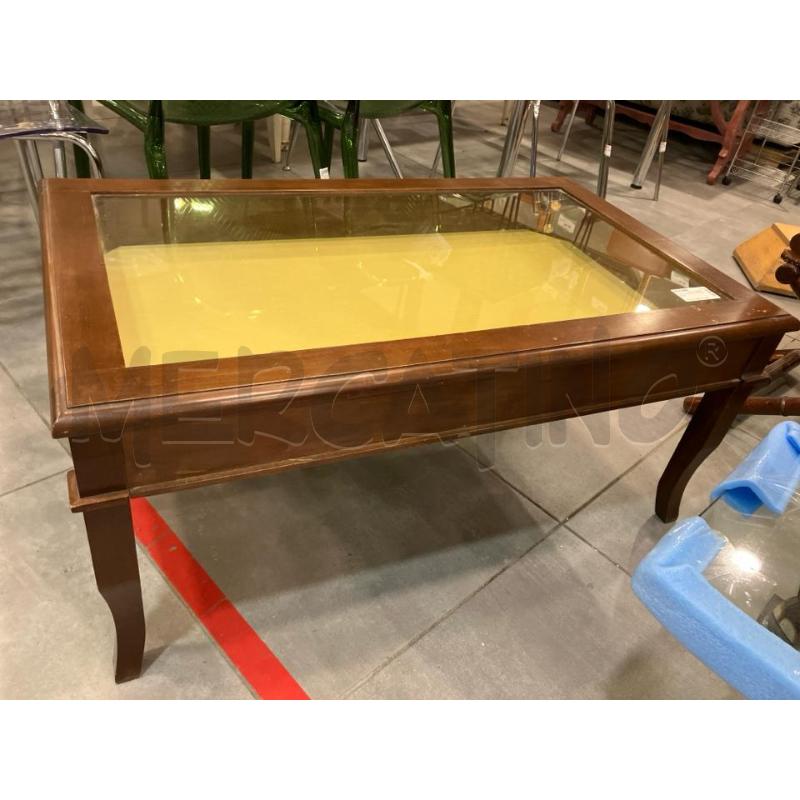 TAVOLO BASSO VETRINA RETT | Mercatino dell'Usato Roma eur 1