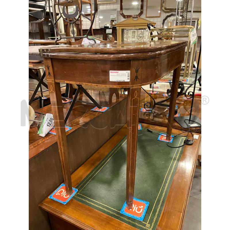 TAVOLO CONSOLLE NOCE | Mercatino dell'Usato Roma eur 2