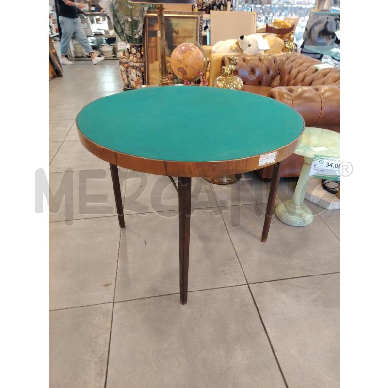 TAVOLO DA GIOCO TONDO PIEG | Mercatino dell'Usato Roma eur 1