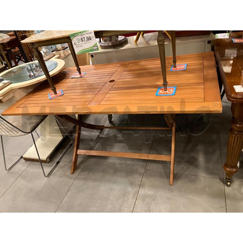 TAVOLO RICHIUDIBILE DA ESTERNO  | Mercatino dell'Usato Roma eur 1