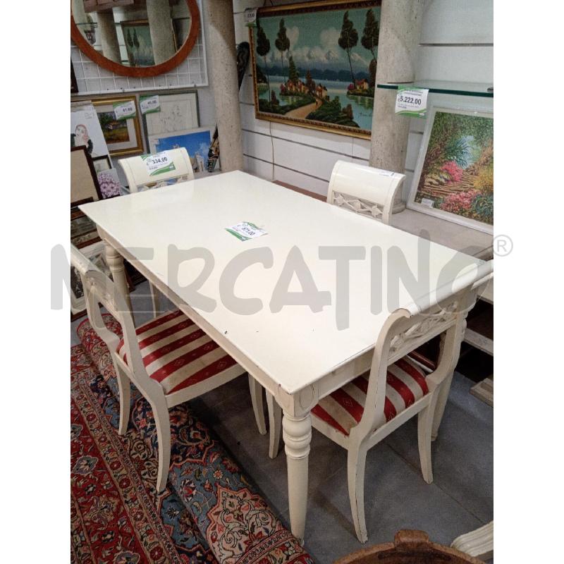 TAVOLO ST SHABBY ALL LE FABLIER  | Mercatino dell'Usato Roma eur 1