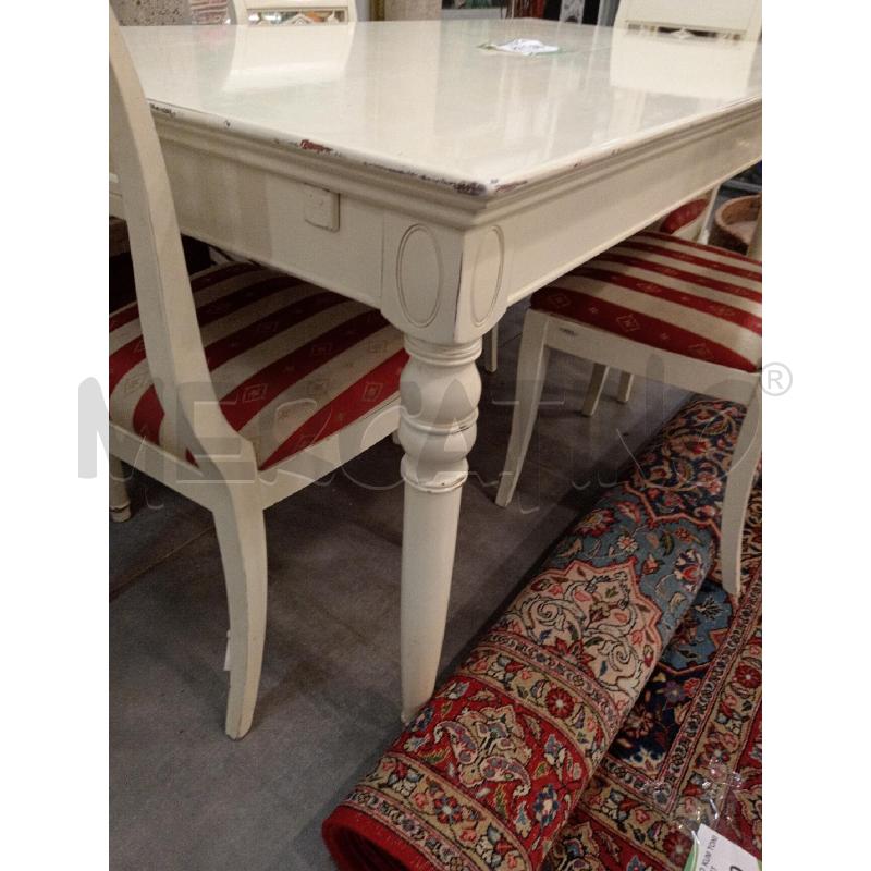 TAVOLO ST SHABBY ALL LE FABLIER  | Mercatino dell'Usato Roma eur 3