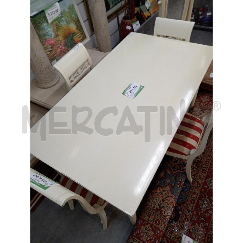 TAVOLO ST SHABBY ALL LE FABLIER  | Mercatino dell'Usato Roma eur 4