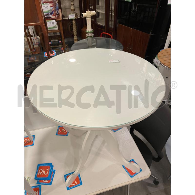 TAVOLO TONDO BIA P/VETRO | Mercatino dell'Usato Roma eur 3