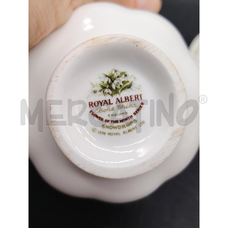 TAZZA DA TE ROYAL ALBERT GENNAIO  | Mercatino dell'Usato Roma eur 3