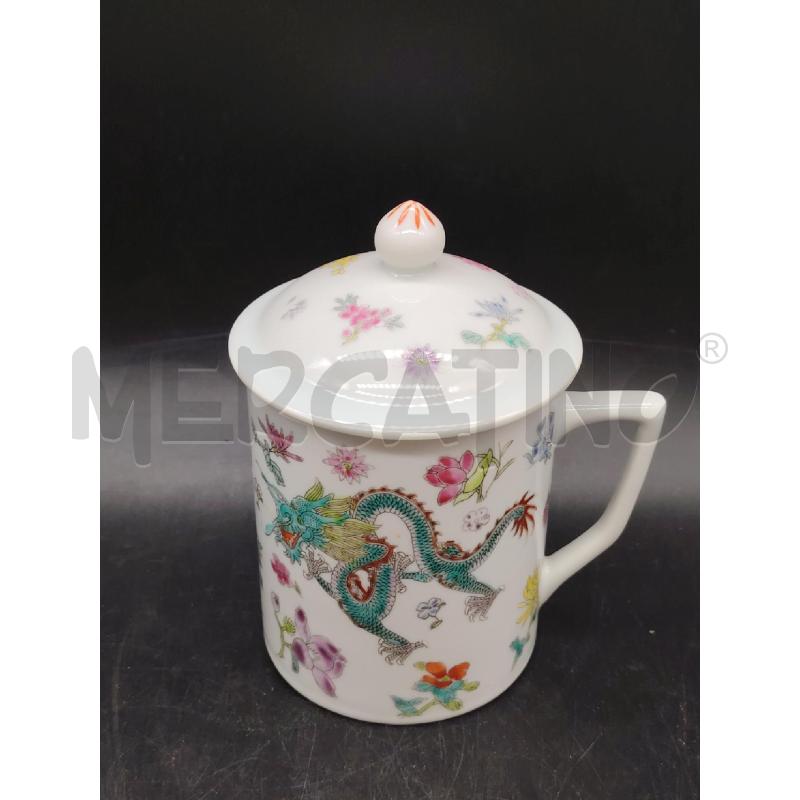 TAZZA ORIENTALE DRAGONE  | Mercatino dell'Usato Roma eur 1