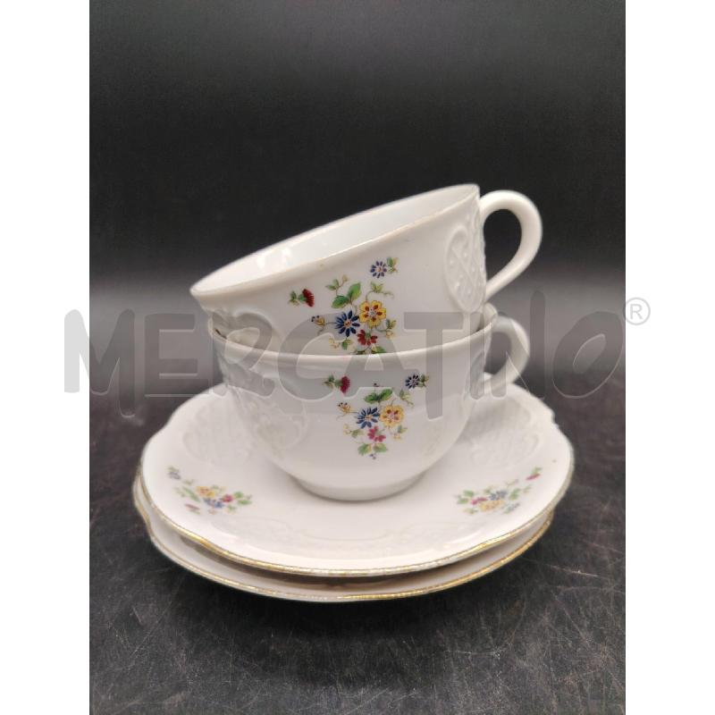 TAZZE GINORI BORDO ORO | Mercatino dell'Usato Roma eur 1