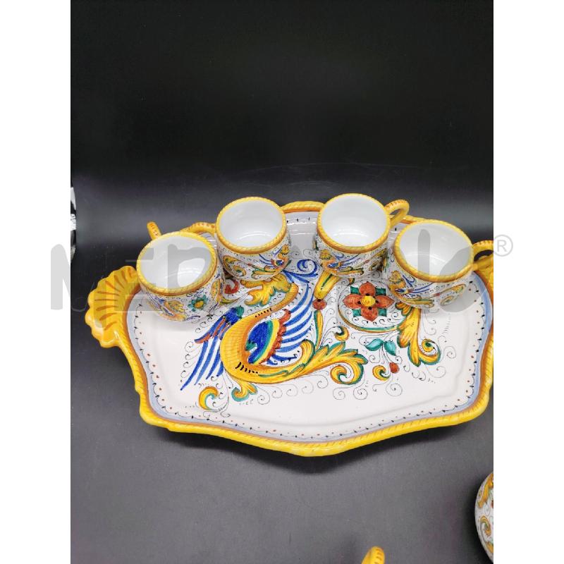 TAZZINE CAFFE CON VASSOIO DERUTA  | Mercatino dell'Usato Roma eur 3