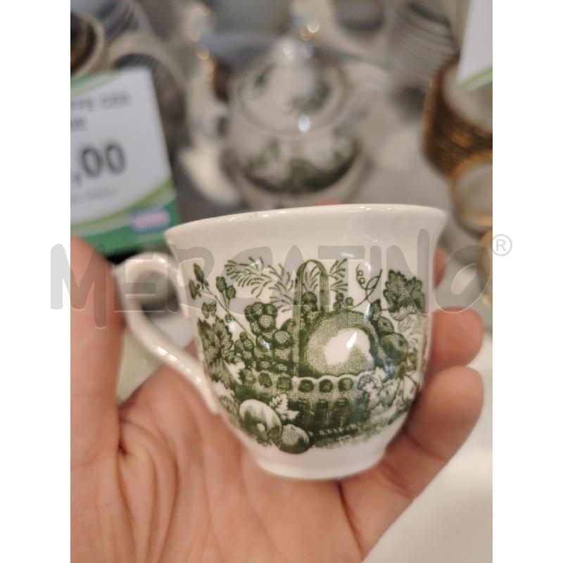 TAZZINE INGLESI DEC VERDE | Mercatino dell'Usato Roma eur 3