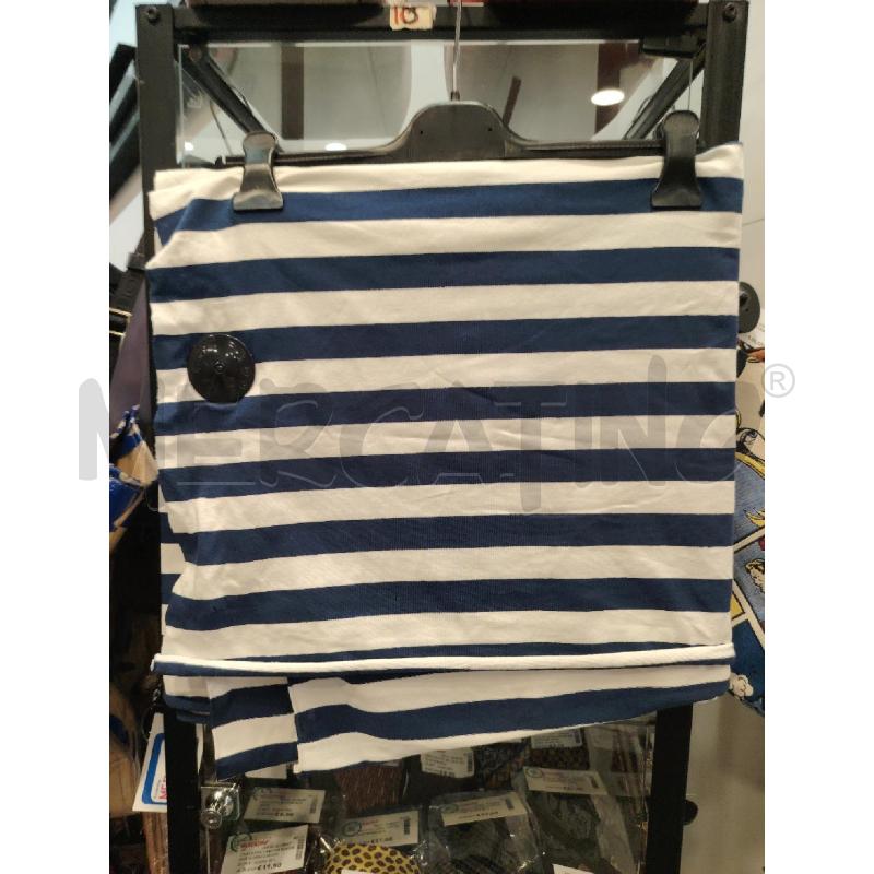 TELO MARE GALLO RIGHE BIA BLU CARTELLINO | Mercatino dell'Usato Roma eur 3