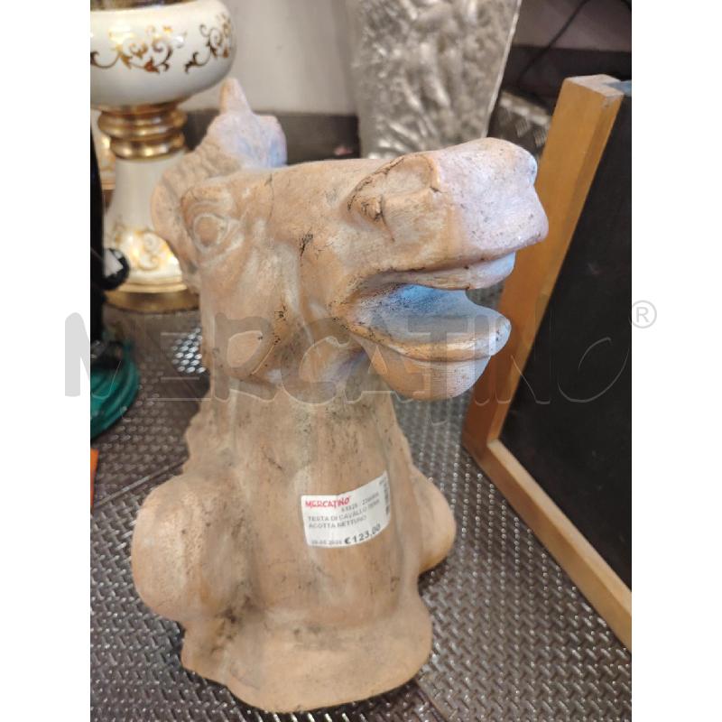 TESTA DI CAVALLO TERRACOTTA NETTUNO | Mercatino dell'Usato Roma eur 2