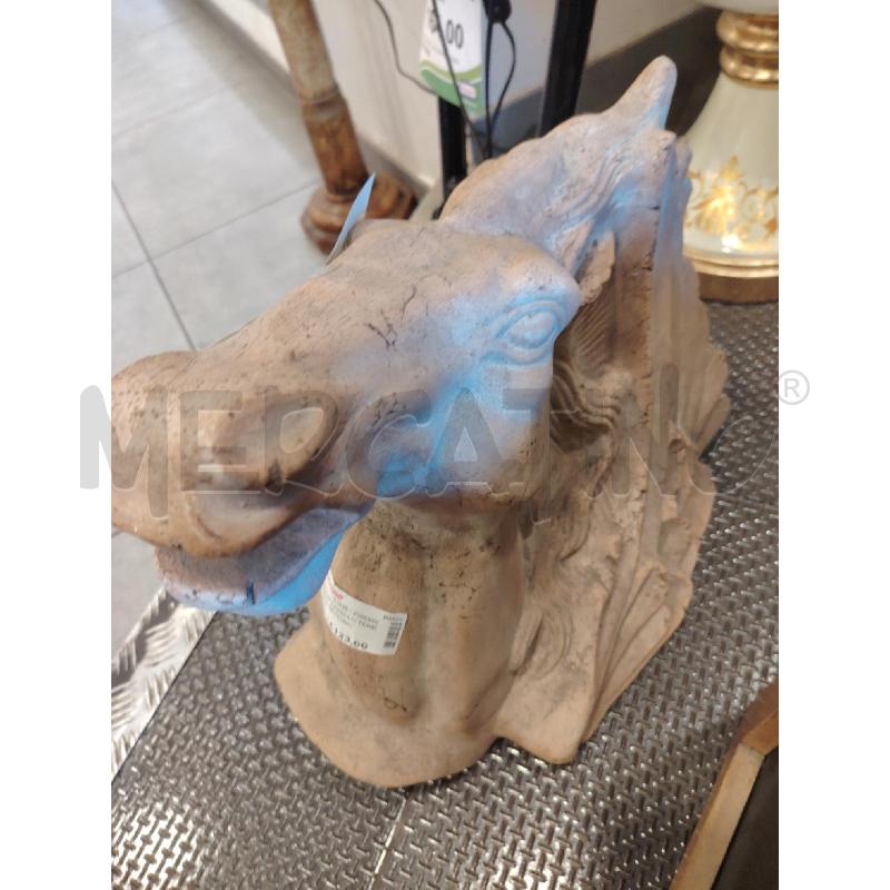 TESTA DI CAVALLO TERRACOTTA NETTUNO | Mercatino dell'Usato Roma eur 4