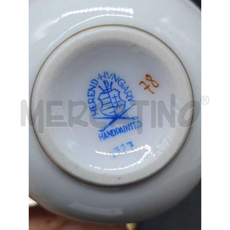 TETE A TETE HEREND YELLOW DEMITASSE | Mercatino dell'Usato Roma eur 4