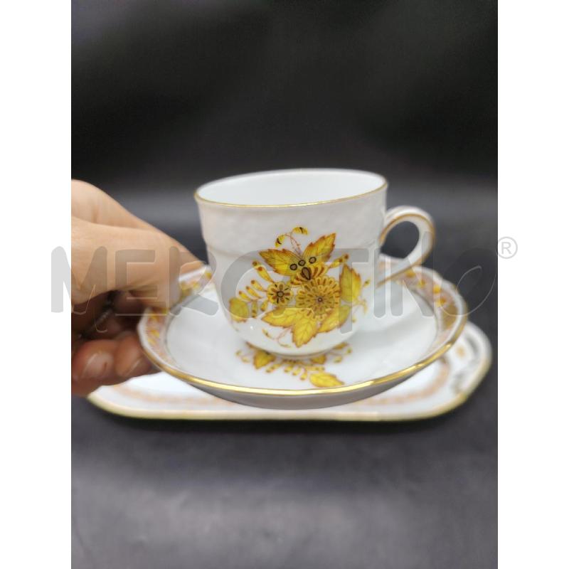 TETE A TETE HEREND YELLOW DEMITASSE | Mercatino dell'Usato Roma eur 5