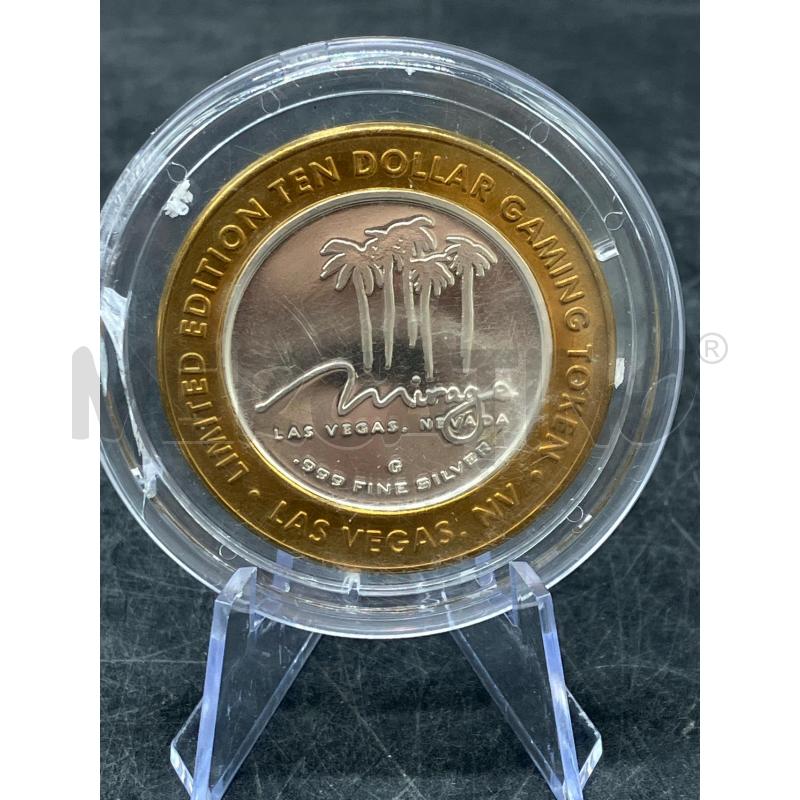 THE MIRAGE LIMITED EDITION TEN DOLLARS GAMING TOKEN | Mercatino dell'Usato Roma eur 2