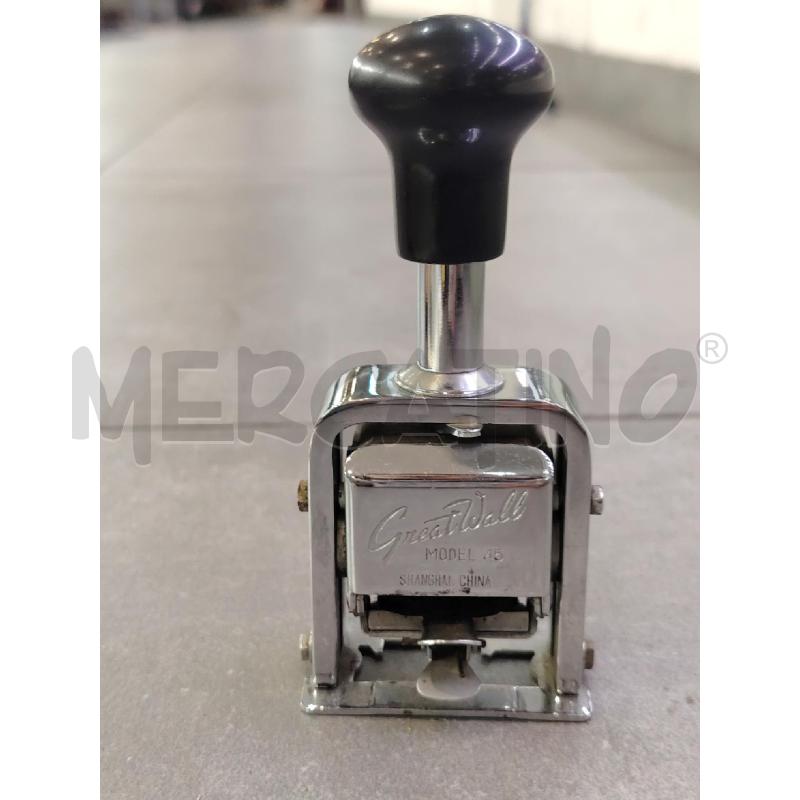 TIMBRO  GREAT WALL  | Mercatino dell'Usato Roma eur 1
