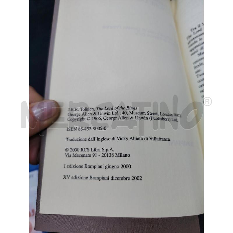 TOLKIEN IL SIGNORE DEGLI ANELLI | Mercatino dell'Usato Roma eur 3