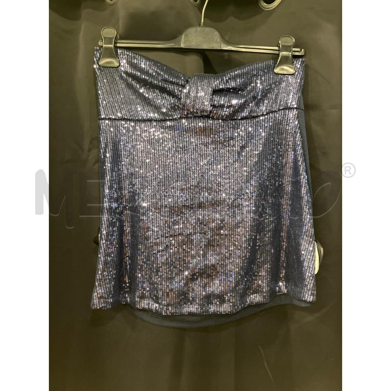 TOP MAXMARA SCLLO CUORE BLU PAILETTES | Mercatino dell'Usato Roma eur 1