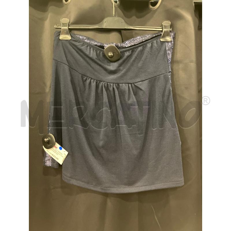 TOP MAXMARA SCLLO CUORE BLU PAILETTES | Mercatino dell'Usato Roma eur 2