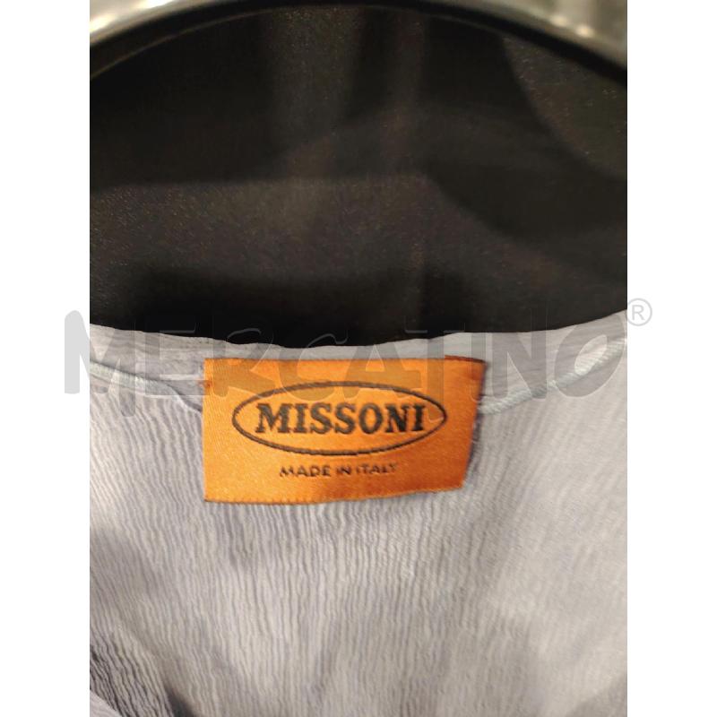 TOP MISSONI CARTA DA ZUCCHERO BOTT RS | Mercatino dell'Usato Roma eur 2