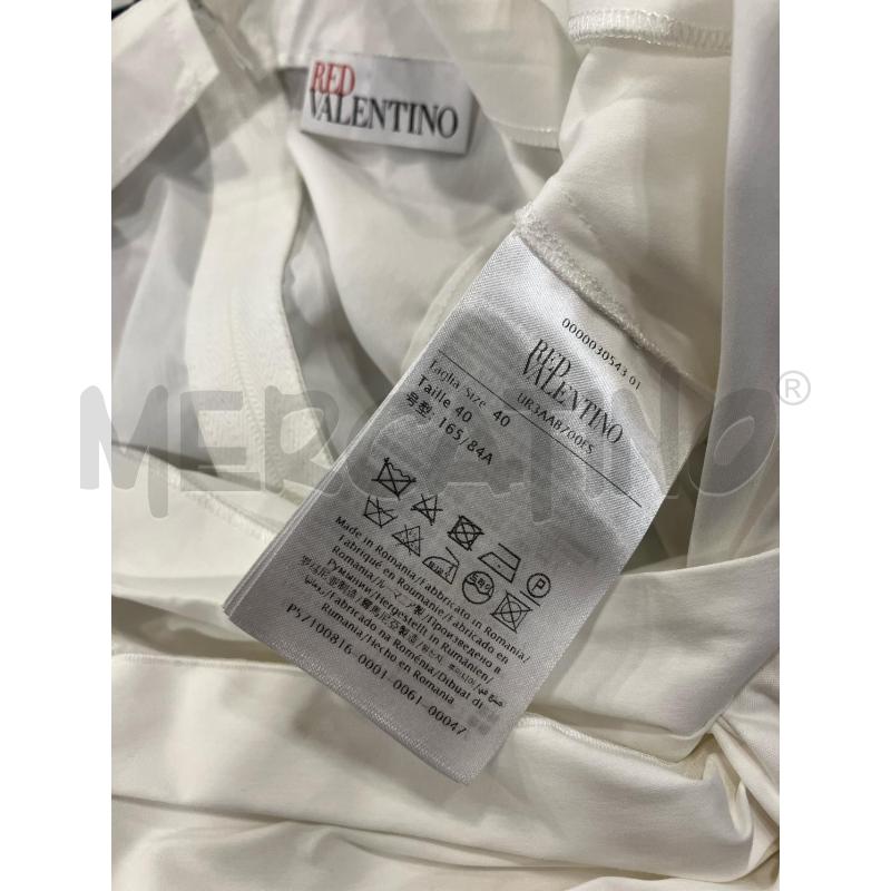 TOP RED VALENTINO BIA FIOCCO  | Mercatino dell'Usato Roma eur 3