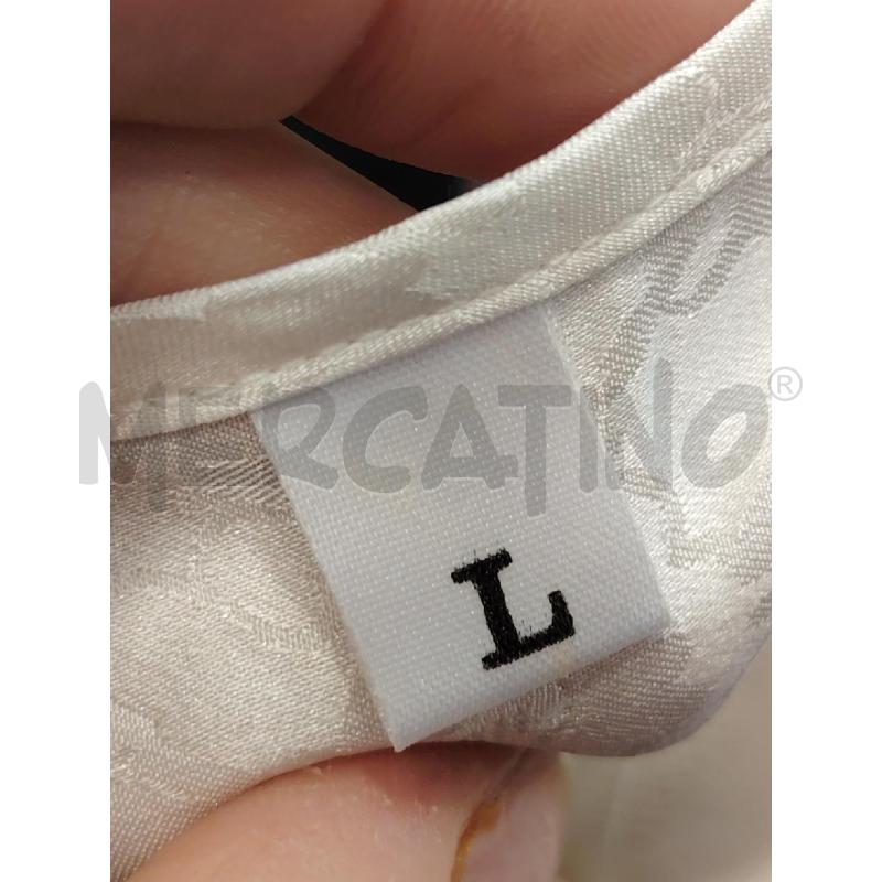 TOP SETA BIA BOTTONCINI | Mercatino dell'Usato Roma eur 2