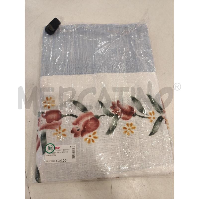 TOVAGLIA  RIGA AZZ FIORI ROSSI  | Mercatino dell'Usato Roma eur 1