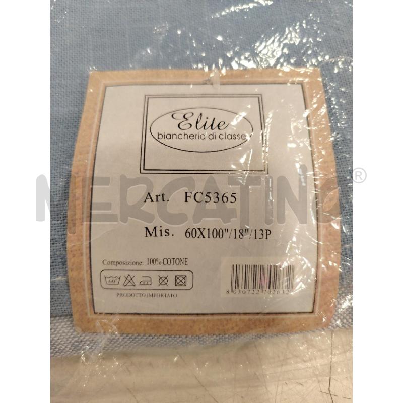 TOVAGLIA  RIGA AZZ FIORI ROSSI  | Mercatino dell'Usato Roma eur 3