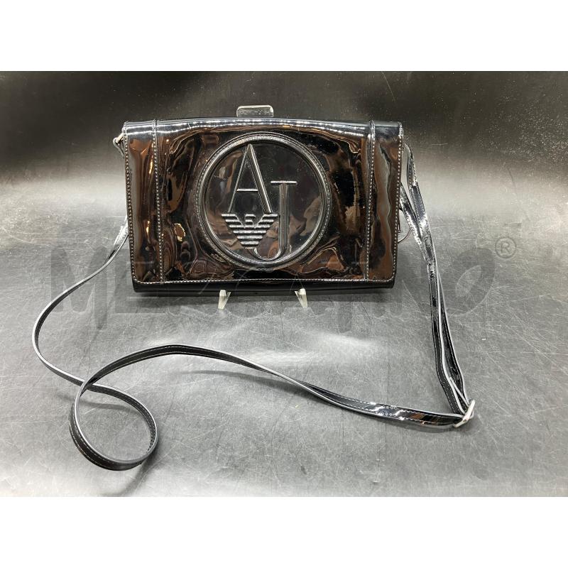 TRACOLLA ARMANI JEANS NE VERNICE | Mercatino dell'Usato Roma eur 1